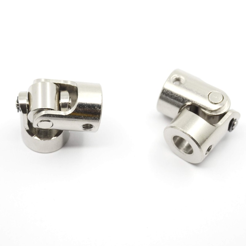 Befenybay 2 Pcs 8mm to 10mm Universal Joint Shaft Coupling