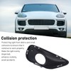 Fog Light Frame Black Shockproof Fog Lamp Bezel Trim Cover