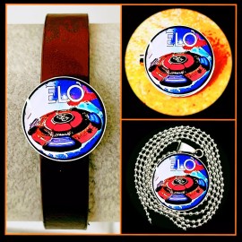 ELO ELECTRIC LIGHT ORCHESTRA SET OF THREE  BRACELET  NECKLACE  PIN