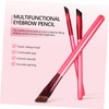 minkissy 3 Pcs Wild Eyebrow Brush Angled Eyebrow Brush Cosmetics