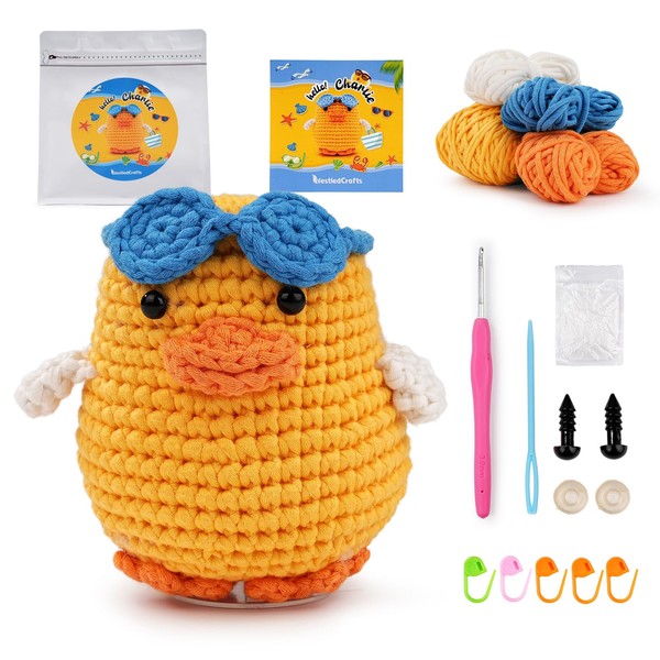 LetCart Crochet Set for Beginners with Video Instructions, Amigurumi Starter