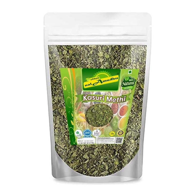 nalAmudhu Kasuri Methi, Fenugreek Leaves, Dried Methi Leaves 3.5oz/100g…
