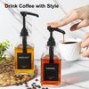 GMISUN Coffee Syrup Dispenser, 16.9 fl oz Syrup Pump Dispenser