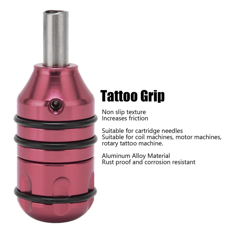 Aluminum Alloy Tattoo Grip 24mm Professional Self Lock Tattoo Grip