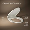 KOHLER K-4774-47 Brevia Elongated Toilet Seat with Quick-Release Hinges And