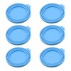 Oedema 6 Pcs Can Lids Pet Food Can Cover Universal