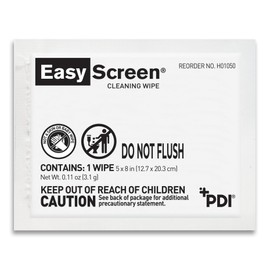 Easy Screen Surface Cleaner Individual Packet Alcohol Scent 50 Ct H01050