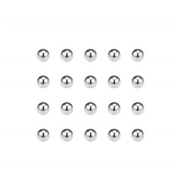 MACHSWON 3 mm Steel Ball, 304 Stainless Steel, Ball Bearings, Precision Balls G100, Ideal for Various Industries, Pack of 500
