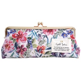 Charail Yahata Pen Case, LC, Large Capacity, Pen Holder, Large Capacity, Pencil Case, Cosmetic Pouch, Floral Pattern, Adult, High School Students, College Students, Office, Cute, Stylish, Gift, Made