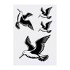 Azeeda 4 x 'Fliegender Albatros' Temporäre Tattoos - Wasserfest, Hautfreundlich