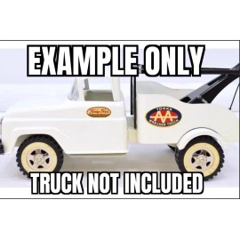Tonka AA Wrecker Truck/ Tow Truck Stickers And Oval Logo 1958 To 1961