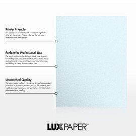 8 1/2 x 11 Cardstock - Aquamarine Metallic (50 Qty.)