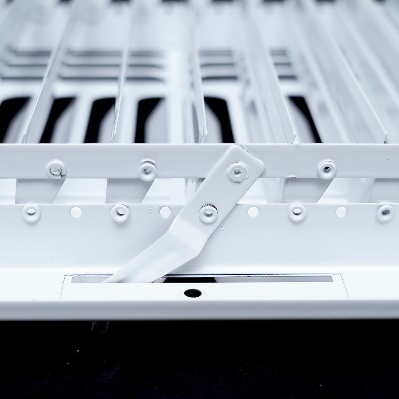 [2 Pack] Fits 10x10 Duct Opening 4 Way Fixed Curved