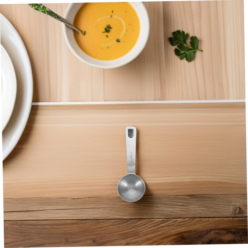 GLEAVI 4pcs Measuring Spoons: Stainless Steel 20ml/4 TSP Measuring Spoon