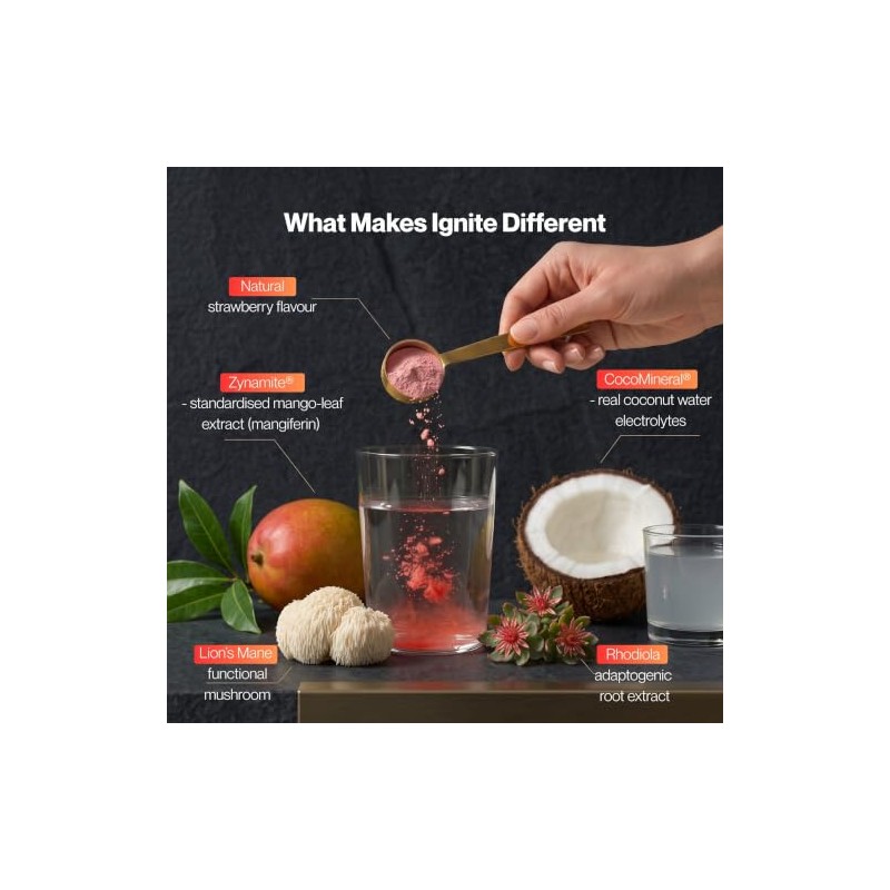 Ignite | Creatine, Caffeine & Electrolytes | Strawberry
