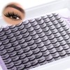 Manga Lash Clusters Anime Eyelash Clusters Wispy 231Pcs D Curl