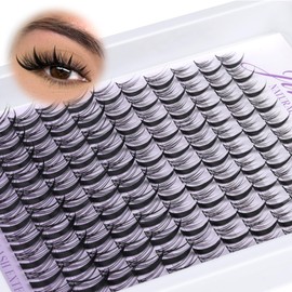 Manga Lash Clusters Anime Eyelash Clusters Wispy 231Pcs D Curl Individual Eyelashes 11-17MM Wispy DIY Lash Extension Fluffy Lashes Individual Cluster 2 Styles Cluster Lashes by JIMIRE