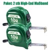 Pocket Tape Measure with Metric Scale, Viewing Window for Direct