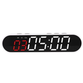 Generic Portable Gym Timer, Workout Interval Timer with MIIT, HIIT, Tabata, FGB, Timing, Countdown, EMOM Modes, Adjustable Volume LED Display Gym Timer Clock for Home Gym Fitness