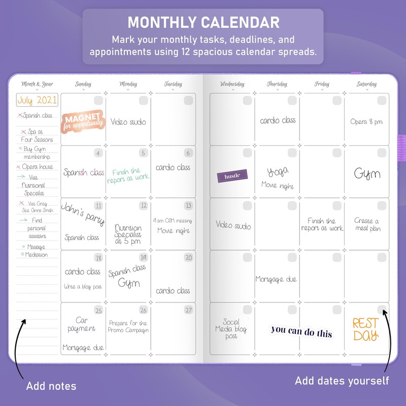 GoGirl Weekly Schedule Planner – Hourly Work & Life Planner