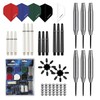 Mission Darts #_BX132 | 90-teiliges Dart-Set mit Stahlspitze, Zubehör-Set mit