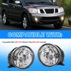 Fog Lights Compatible With 2004-2015 Nissan Titan/2005-2007 Armada Fog Lamps