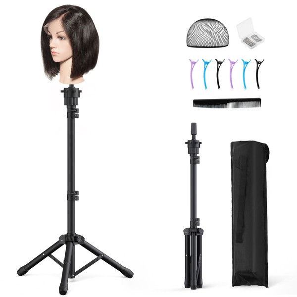 Relx Relx Wig Head Stand - Adjustable Mannequin Head Stand