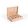 BAS Tea Box Made of Natural Pine Wood Tea Box