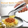 Premium Garlic Press, Heavy Duty Stainless Steel Garlic Crusher and