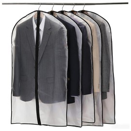 Moth Proof Garment Bags 5pcs 60x100cm,for The Winter Coats Jackets Clothes