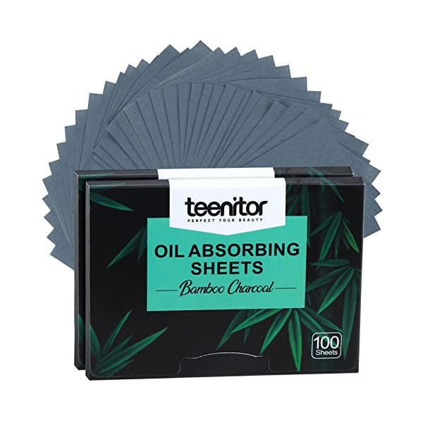 Oil Blotting Paper, Oil Absorbing Sheets for Oily Skin Care,Face Oil Sheets, 200 Count, 3 7/8" and 2.75"