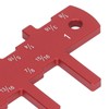 Step Depth Gauge for Table Saw Router Imperial Aluminum Alloy