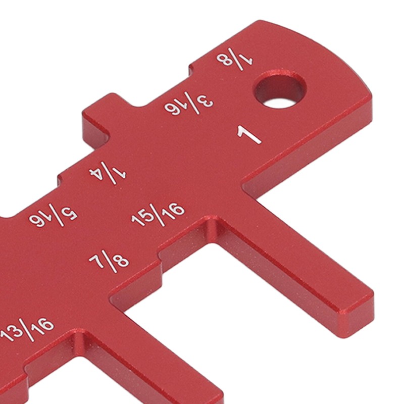 Step Depth Gauge for Table Saw Router Imperial Aluminum Alloy