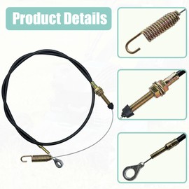 AOTWD GX21634 Push Pull Cable Fits John Deere JA60 JA62 JA65 JE75 JX75 JX85 14SZ 14SB Lawn Mower
