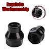 Richeer 12x1.5 ET (Extended) Black Open Ended Lug Nuts for