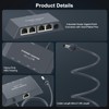 Starlink Gen3/Mini Ethernet Adapter with 4 RJ45 Ports,Multi Ports Starlink