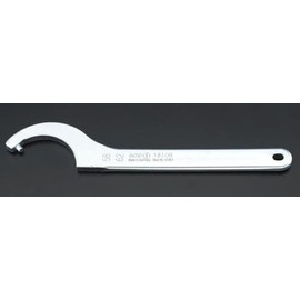 2.3 - 2.4 inches (58 - 62 mm) Hook Wrench (Pin Type, Plated)