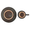 Marui Pottery MR-3-4388 Shigaraki Ware Hechimon Cup & Saucer, Capacity
