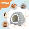 Tierecare Guinea Pig Hideout Hamster Bed Rabbit House Cave Accessories