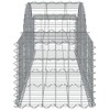 vidaXL Arched Gabion Basket of Galvanized Iron - Durable and