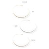 Cream Dot Cream Dots Necklace Metal Choker Sharp One Size