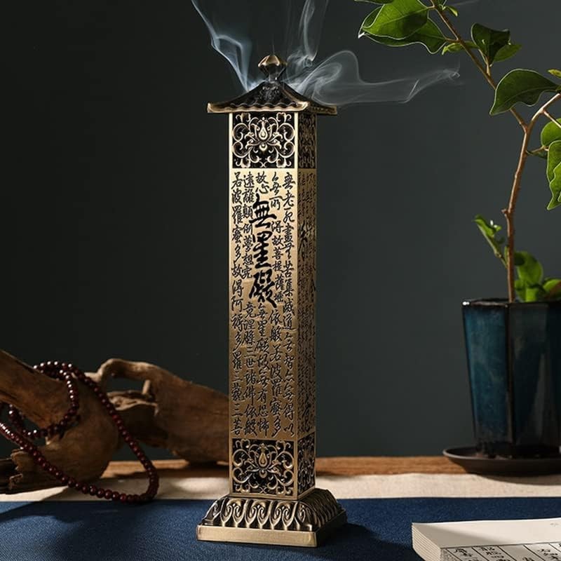 ZENATION Large Incense Burner, Incense Holder for Sticks, Alloy Incense