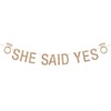 She Said Yes Banner, He Put a Ring on It,