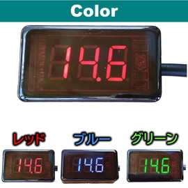 Rubonarie Compact Voltmeter Digital Small Voltmeter Digital Voltmeter LED Display LED Digital Voltmeter Voltage Display Customized Voltage (Red)