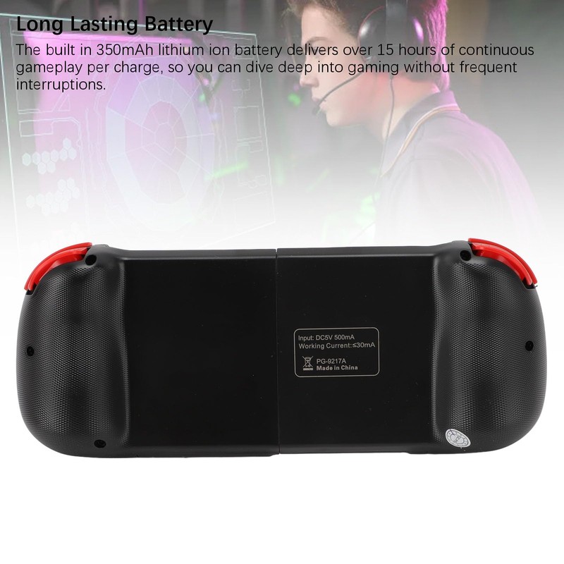Mobile Gaming Controller BT WL Gamepad for, PC with Extendable