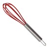 CybrTrayd Silicone 5.75" Whisk, Red