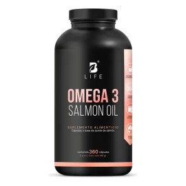 Omega 3 De Salmón 360 Cápsulas (epa - Dha). B Life Sabor Sin sabor