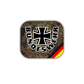 A1855 Sticker German Army Crest Badge 7 x 6 cm