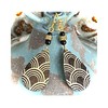 black gold Glittery Teardrop Earrings. Jewelry Earrings for Women #3298FE662