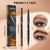 Hellokiss Liquid Eyebrow Pen, 2 in 1 Dual-ended Natural 4